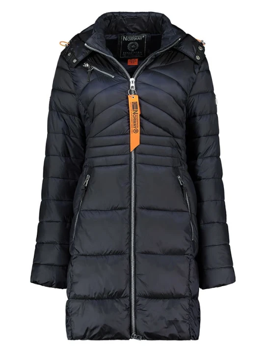 Zdjęcie produktu Geographical Norway Płaszcz pikowany w kolorze granatowym rozmiar: XXL
