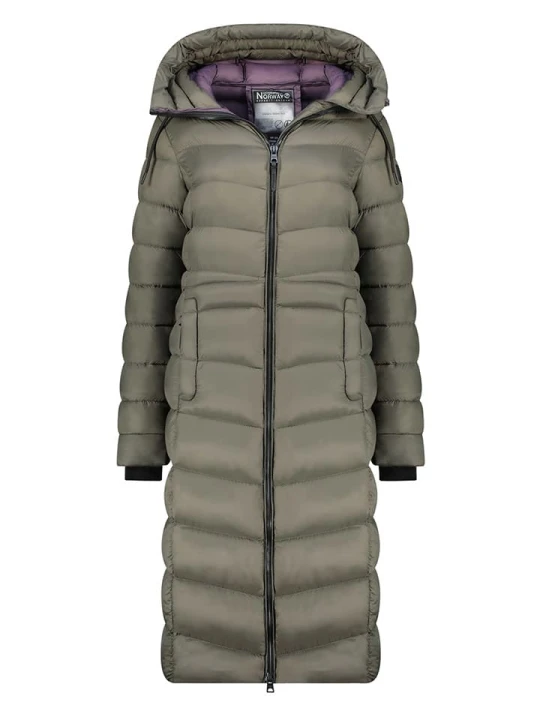 Zdjęcie produktu Geographical Norway Płaszcz pikowany w kolorze khaki rozmiar: M