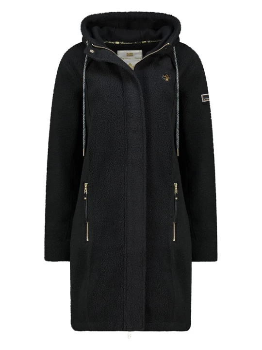 Zdjęcie produktu Geographical Norway Płaszcz polarowy "Tartine" w kolorze czarnym rozmiar: L