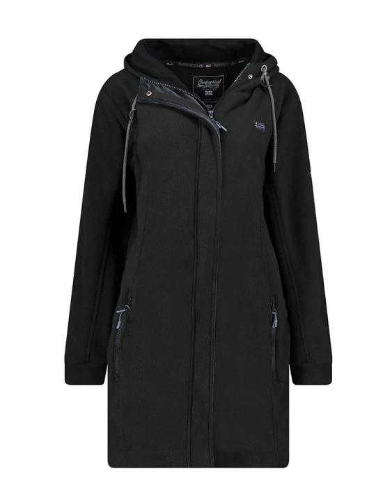 Zdjęcie produktu Geographical Norway Płaszcz polarowy "Timothe" w kolorze czarnym rozmiar: M