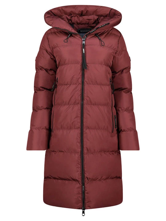 Zdjęcie produktu Geographical Norway Płaszcz zimowy "April" w kolorze bordowym rozmiar: 3XL