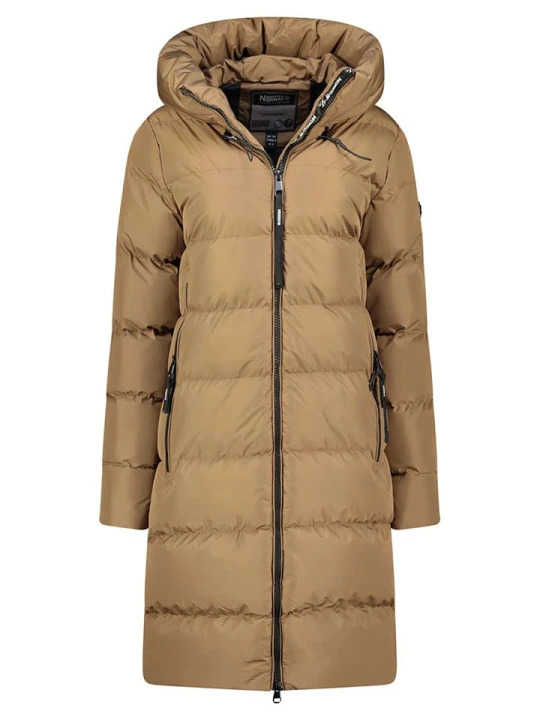 Zdjęcie produktu Geographical Norway Płaszcz zimowy "April" w kolorze szarobrązowym rozmiar: XL