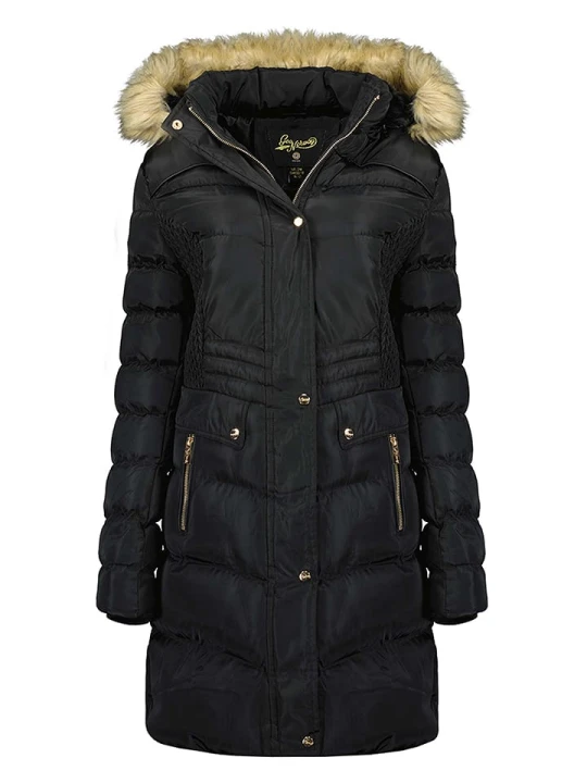 Zdjęcie produktu Geographical Norway Płaszcz zimowy "Badonna" w kolorze czarnym rozmiar: XXL