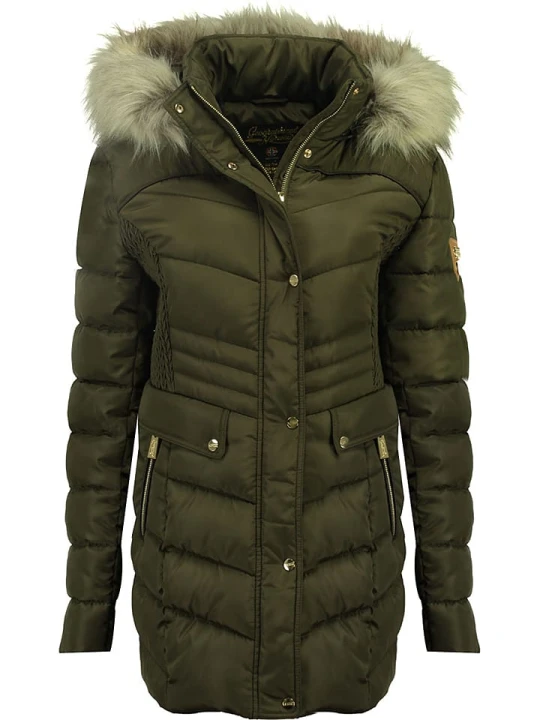 Zdjęcie produktu Geographical Norway Płaszcz zimowy "Badonna" w kolorze khaki rozmiar: XL