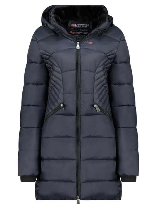Zdjęcie produktu Geographical Norway Płaszcz zimowy "Bee" w kolorze granatowym rozmiar: XXL