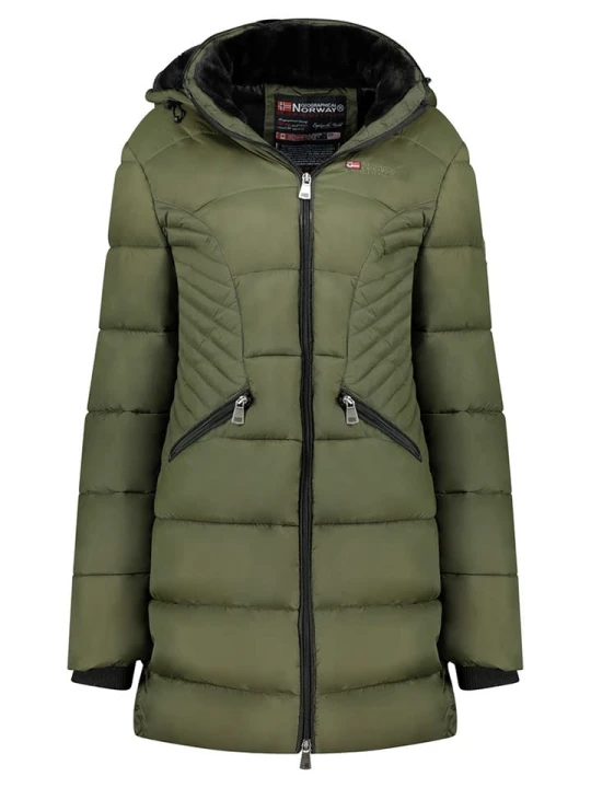 Zdjęcie produktu Geographical Norway Płaszcz zimowy "Bee" w kolorze khaki rozmiar: XXL