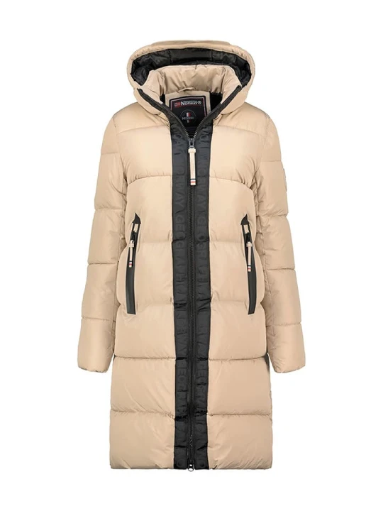 Zdjęcie produktu Geographical Norway Płaszcz zimowy "Bluma" w kolorze beżowym rozmiar: L