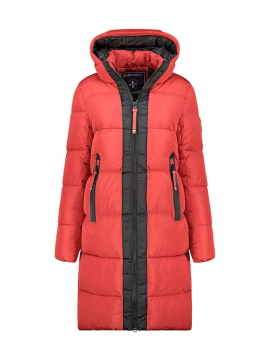 Zdjęcie produktu Geographical Norway Płaszcz zimowy "Bluma" w kolorze czerwonym rozmiar: XXL