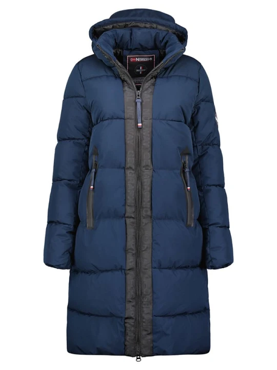 Zdjęcie produktu Geographical Norway Płaszcz zimowy "Bluma" w kolorze granatowym rozmiar: M