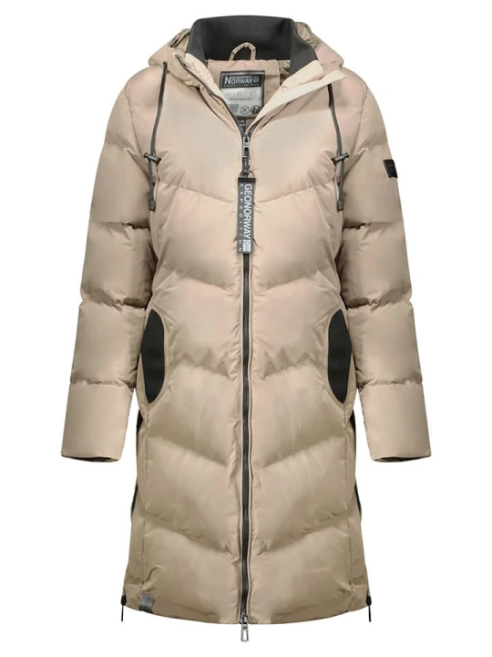 Zdjęcie produktu Geographical Norway Płaszcz zimowy "Bonus" w kolorze beżowym rozmiar: S
