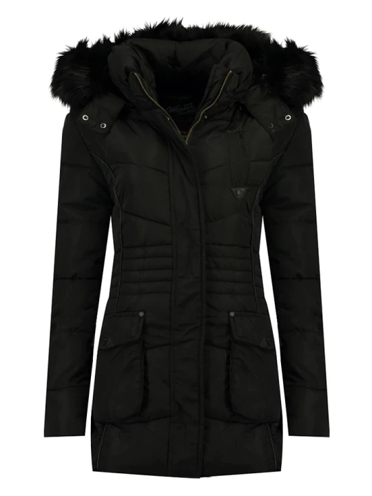 Zdjęcie produktu Geographical Norway Płaszcz zimowy "Bouvar" w kolorze czarnym rozmiar: 140