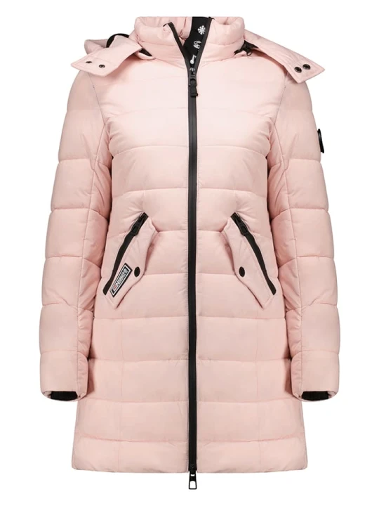 Zdjęcie produktu Geographical Norway Płaszcz zimowy "Cabima" w kolorze jasnoróżowym rozmiar: L
