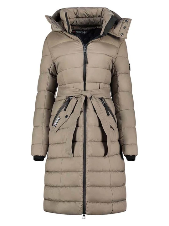 Zdjęcie produktu Geographical Norway Płaszcz zimowy "Cabima" w kolorze szarobrązowym rozmiar: XXL