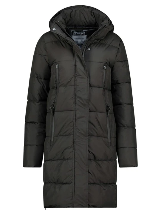 Zdjęcie produktu Geographical Norway Płaszcz zimowy "Claudine" w kolorze czarnym rozmiar: S