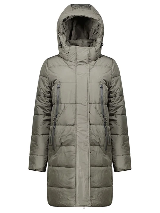 Zdjęcie produktu Geographical Norway Płaszcz zimowy "Claudine" w kolorze khaki rozmiar: L