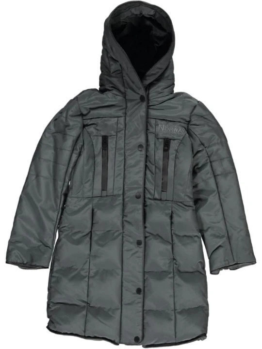 Zdjęcie produktu Geographical Norway Płaszcz zimowy "Diaz" w kolorze szarym rozmiar: 164