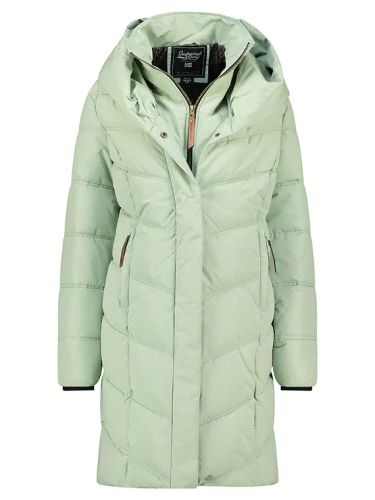 Zdjęcie produktu Geographical Norway Płaszcz zimowy "Djamila" w kolorze jasnozielonym rozmiar: XL