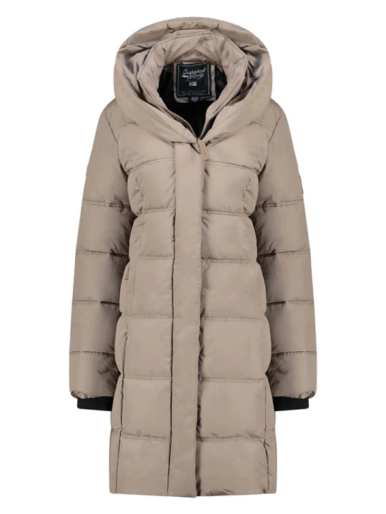 Zdjęcie produktu Geographical Norway Płaszcz zimowy "Djamilalimo" w kolorze szarobrązowym rozmiar: XL
