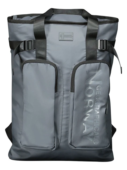 Zdjęcie produktu Geographical Norway Plecak "Sagacious" w kolorze szarym - 32 x 52 x 15 cm rozmiar: onesize