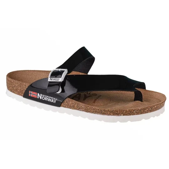 Zdjęcie produktu Geographical Norway Sandalias Infradito Donna GNW20415-35, Damskie, Czarne, japonki, skóra syntetyczna, rozmiar: 36