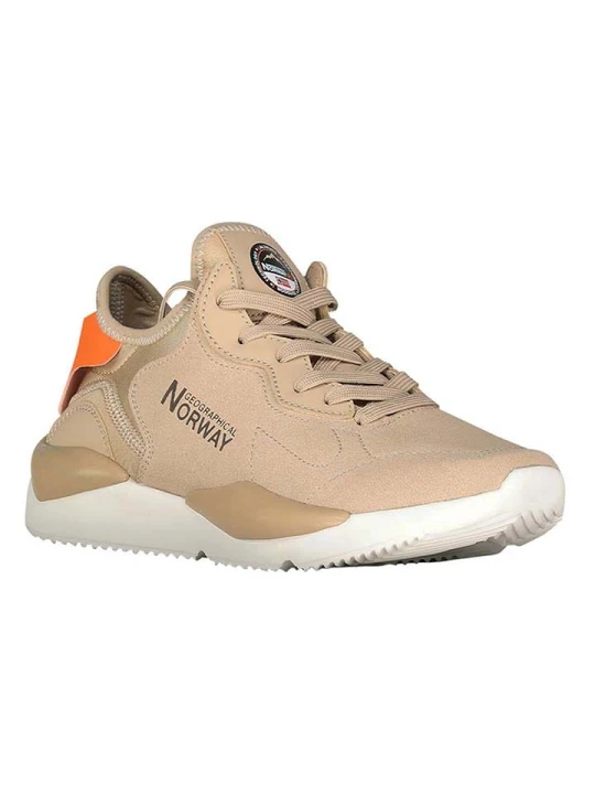 Zdjęcie produktu Geographical Norway Sneakersy "Ovitt" w kolorze beżowym rozmiar: 44