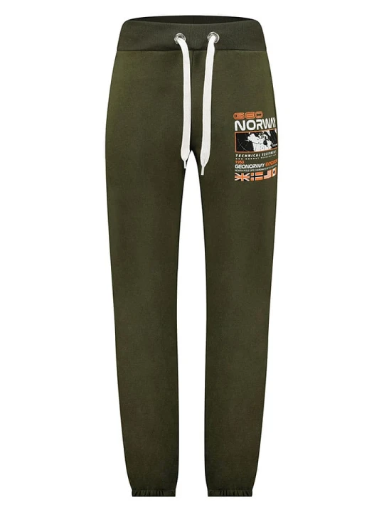 Zdjęcie produktu Geographical Norway Spodnie dresowe "Mholme" w kolorze khaki rozmiar: M
