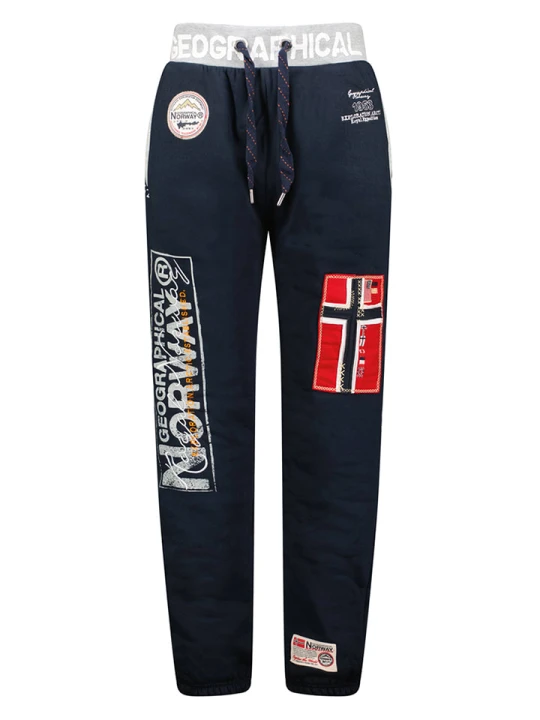 Zdjęcie produktu Geographical Norway Spodnie dresowe "Myer" w kolorze granatowym rozmiar: XL