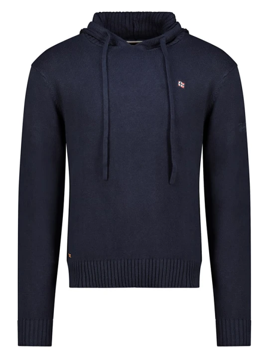 Zdjęcie produktu Geographical Norway Sweter "Flicker" w kolorze granatowym rozmiar: XXL