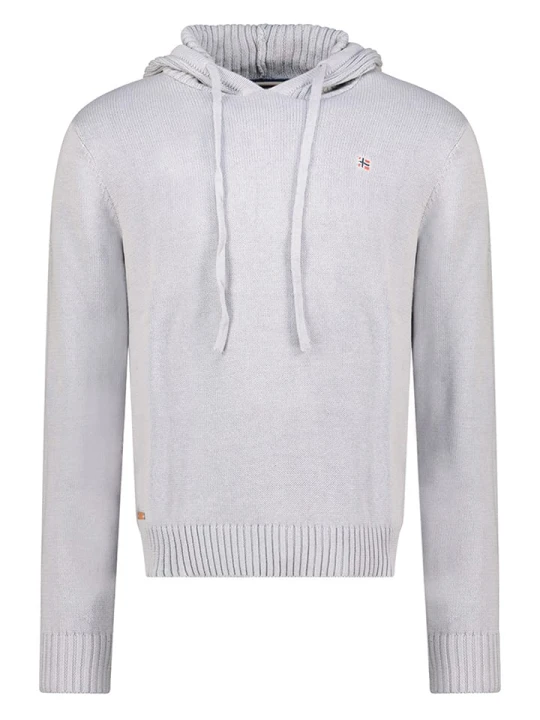 Zdjęcie produktu Geographical Norway Sweter "Flicker" w kolorze szarym rozmiar: XXL