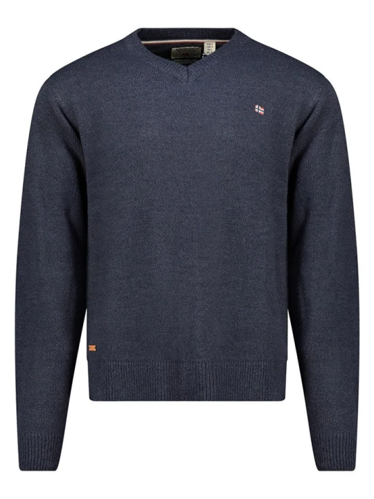 Zdjęcie produktu Geographical Norway Sweter "Froste" w kolorze granatowym rozmiar: S