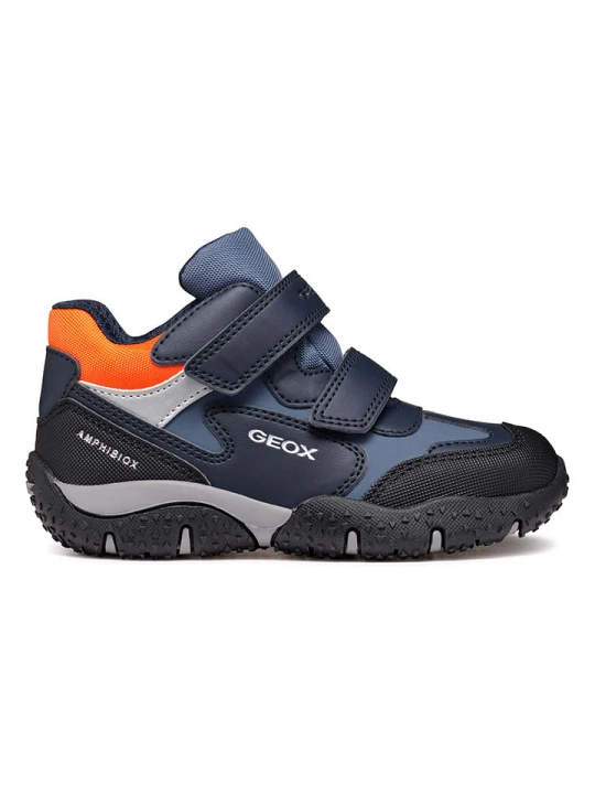 Zdjęcie produktu Geox Botki "Baltic" w kolorze czarno-niebieskim rozmiar: 38