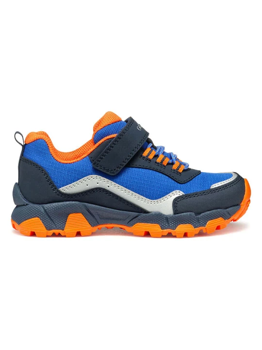 Zdjęcie produktu Geox Buty trekkingowe "Magnetar" w kolorze niebiesko-pomarańczowym rozmiar: 33