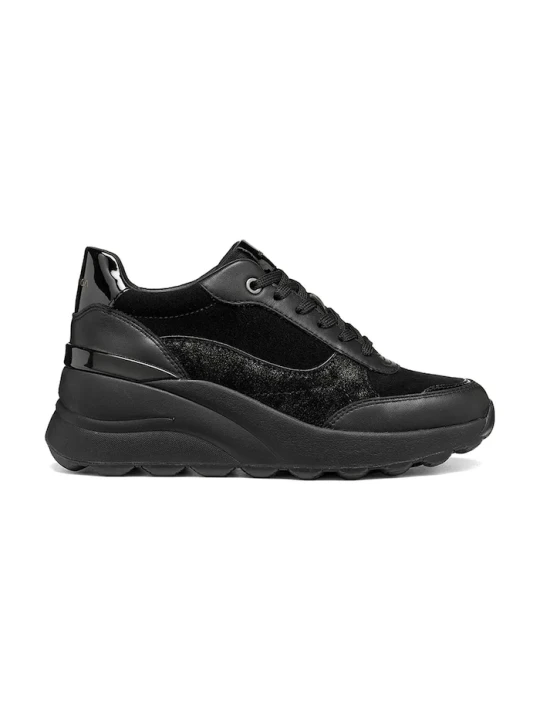 Zdjęcie produktu Geox D SPHERICA EC13 sneakersy damskie skórzane czarny