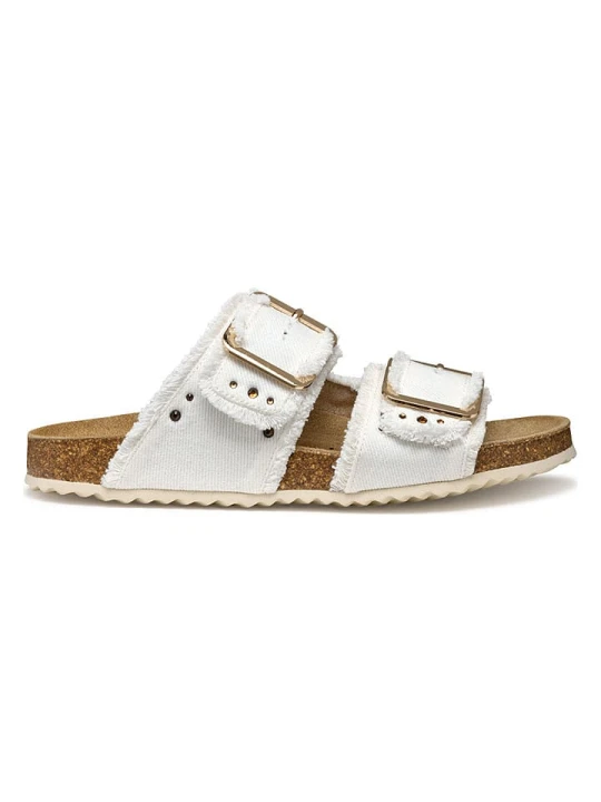 Zdjęcie produktu Geox Klapki "Brionia" w kolorze białym rozmiar: 38