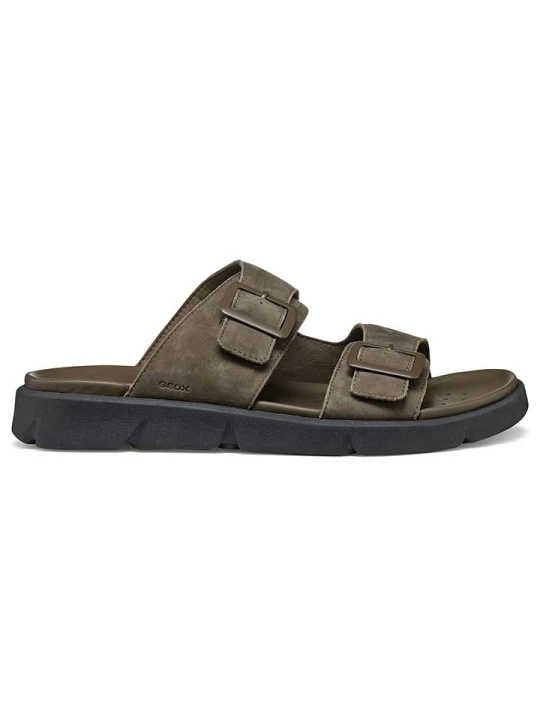 Zdjęcie produktu Geox Klapki "Xand 2S" w kolorze khaki rozmiar: 43