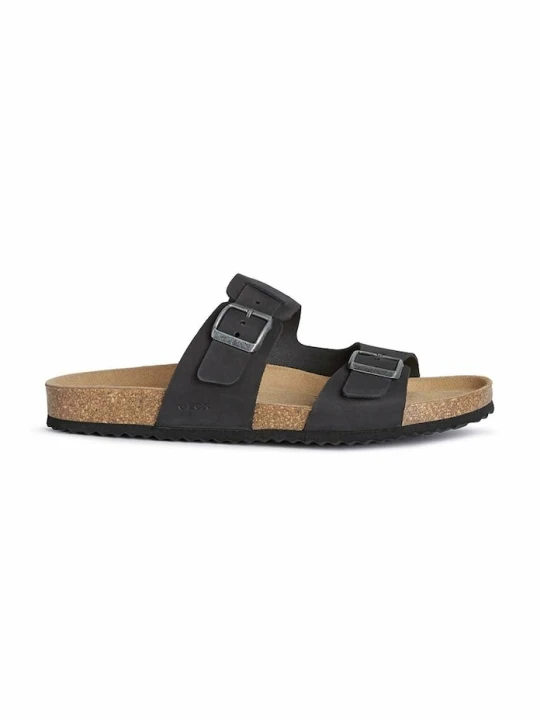 Zdjęcie produktu Geox klapki zamszowe U SANDAL GHITA B czarny