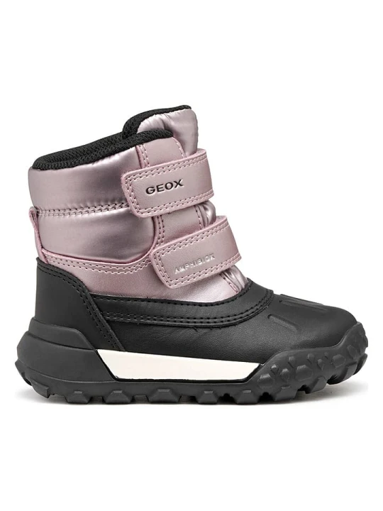 Zdjęcie produktu Geox Kozaki zimowe "Trekkyup" w kolorze jasnoróżowo-czarnym rozmiar: 22