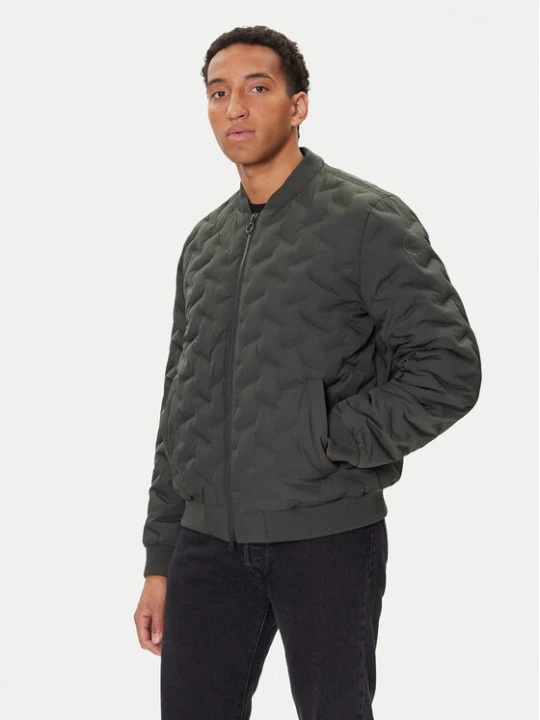 Zdjęcie produktu Geox Kurtka bomber Spherica M5628R T3271 F3251 Szary Regular Fit