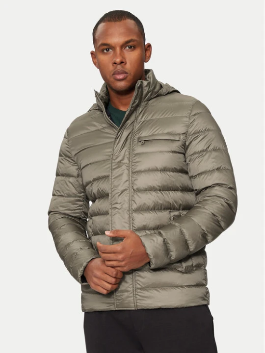 Zdjęcie produktu Geox Kurtka puchowa Warrens M4625E T3146 F5259 Beżowy Regular Fit
