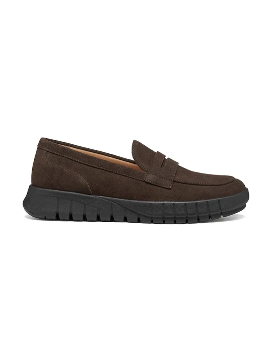 Zdjęcie produktu Geox loafersy damskie zamszowe D FLEXTRIDE brązowy