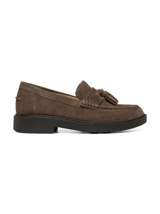 Zdjęcie produktu Geox loafersy damskie zamszowe D SPHERICA EC1 B brązowy