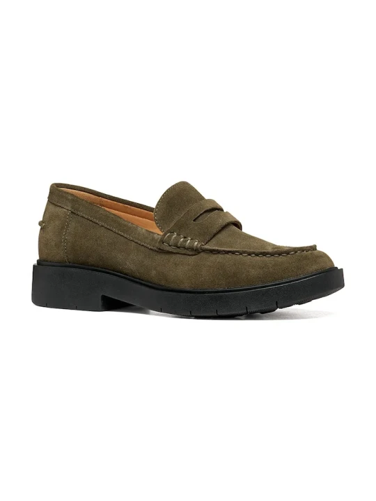Zdjęcie produktu Geox loafersy damskie zamszowe D SPHERICA EC1 B zielony
