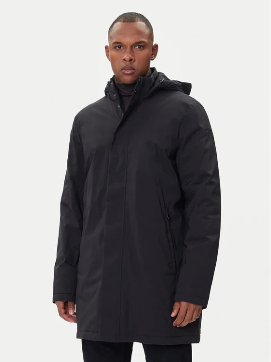 Zdjęcie produktu Geox Płaszcz zimowy Aurelio M5625K T3194 F9000 Czarny Regular Fit