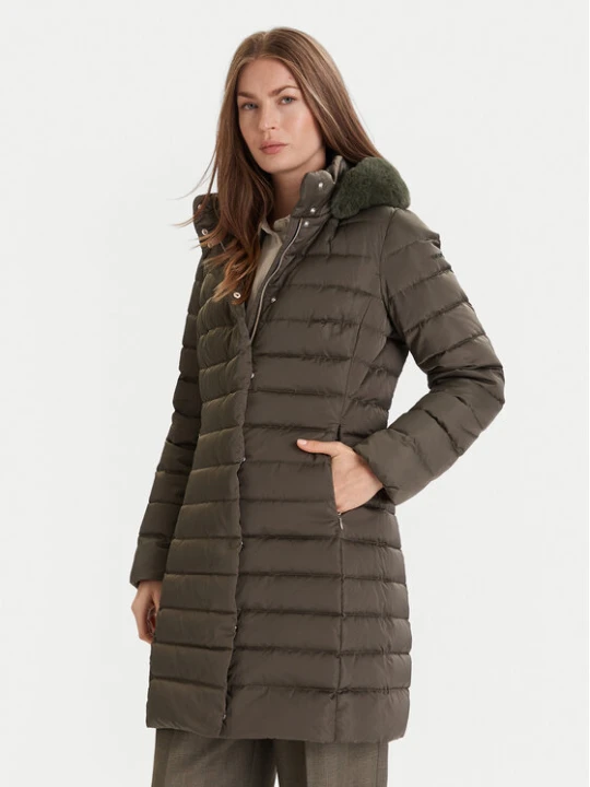 Zdjęcie produktu Geox Kurtka puchowa Bettanie W5626H T3122 F3236 Zielony Regular Fit