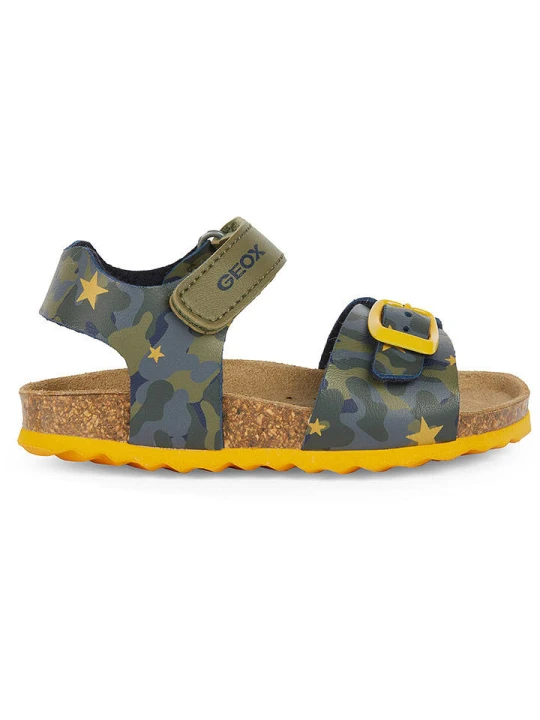 Zdjęcie produktu Geox Sandały "Chalki" w kolorze khaki rozmiar: 20