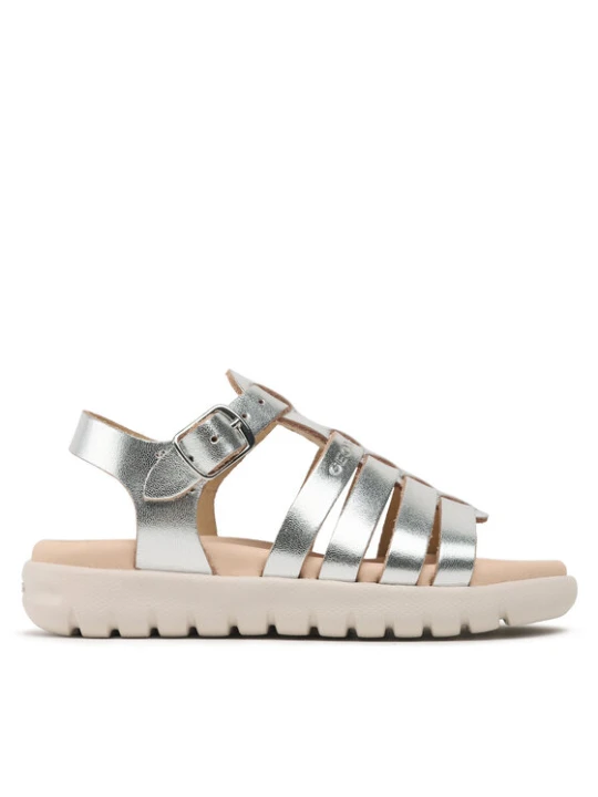 Zdjęcie produktu Geox Sandały J Sandal Soleima Gir J35GSB000CFC1007 M Srebrny