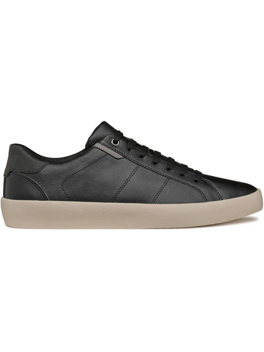 Zdjęcie produktu Geox Skórzane sneakersy "Affile" w kolorze czarnym rozmiar: 40