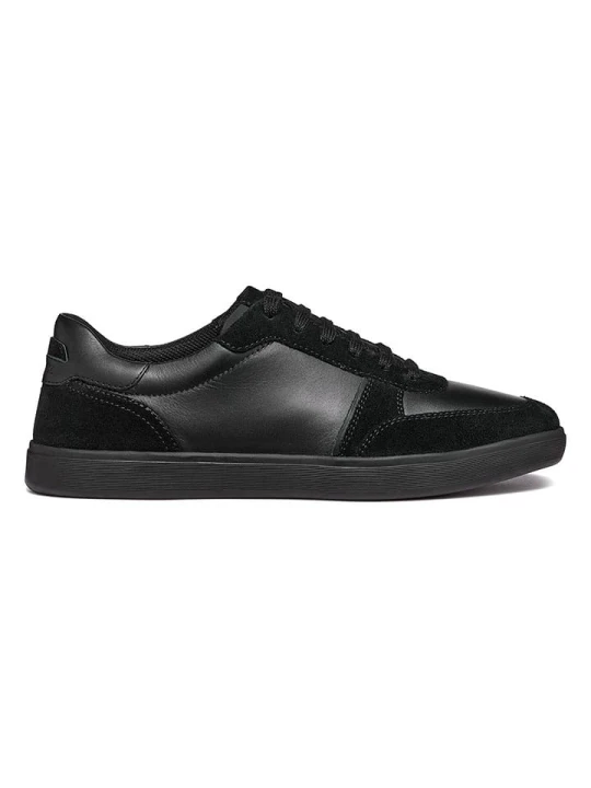 Zdjęcie produktu Geox Skórzane sneakersy "Avola" w kolorze czarnym rozmiar: 40