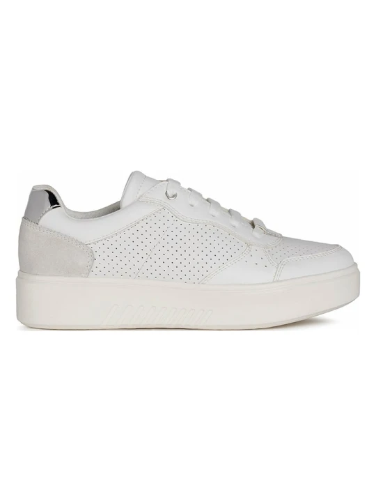 Zdjęcie produktu Geox Skórzane sneakersy "Henbus" w kolorze białym rozmiar: 36