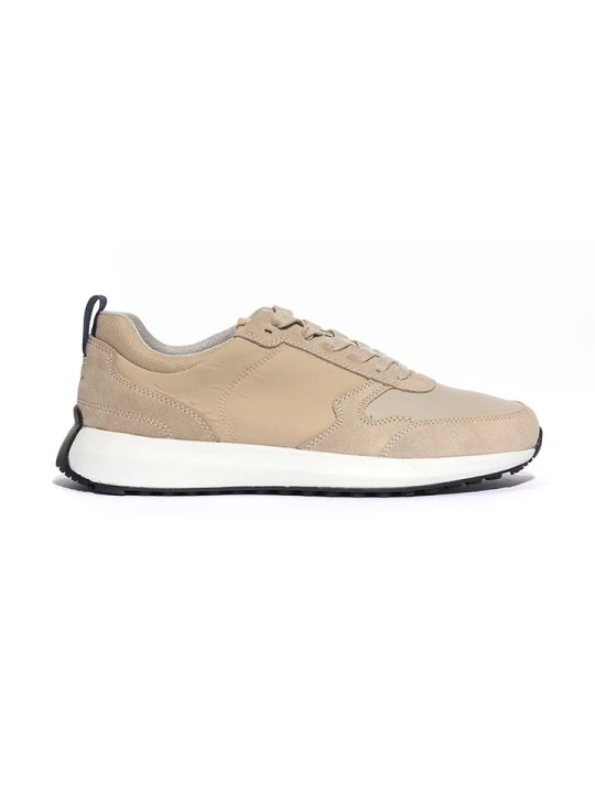 Zdjęcie produktu Geox Skórzane sneakersy "Volpiano" w kolorze beżowym rozmiar: 40